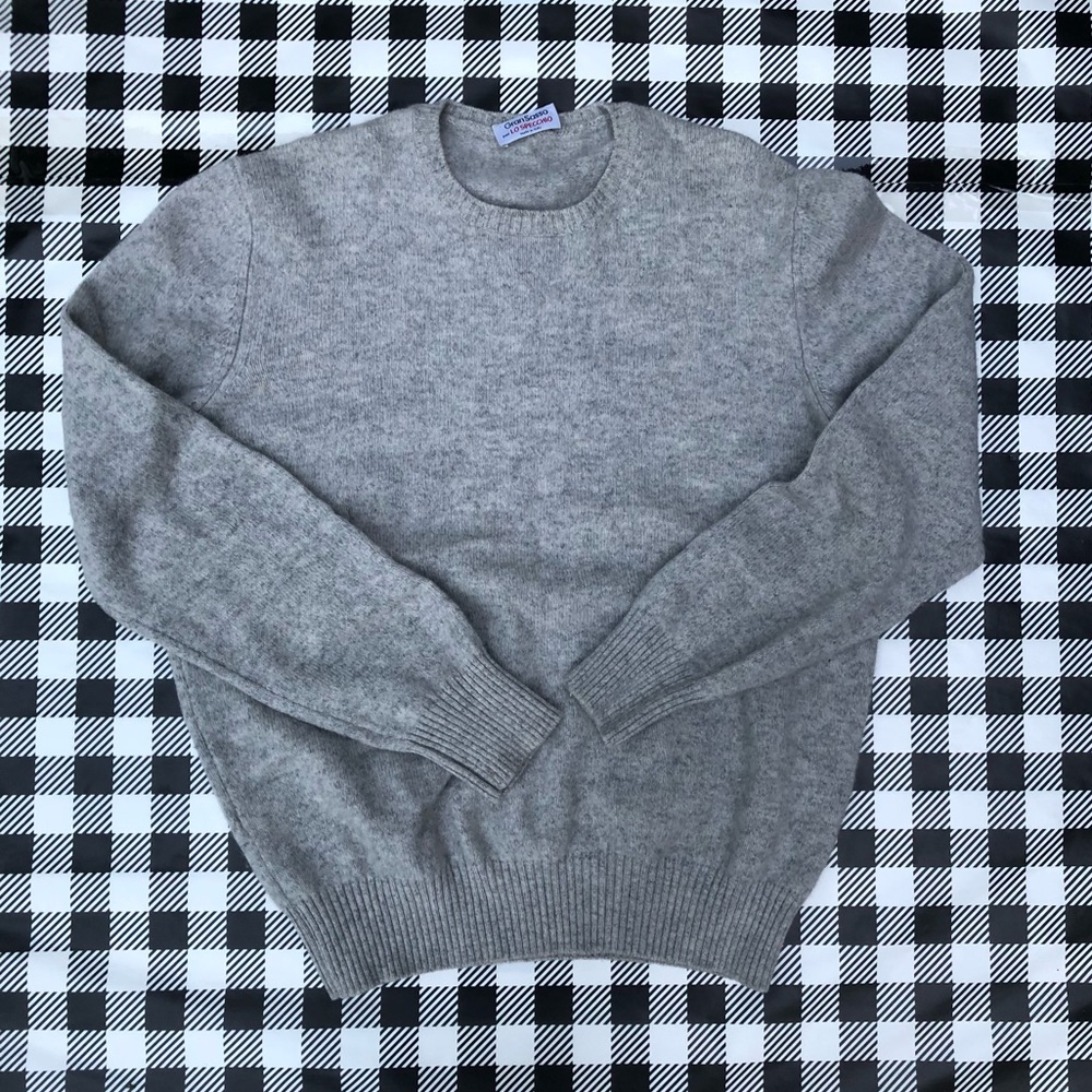 authentic italian gran sasso crewneck sweater